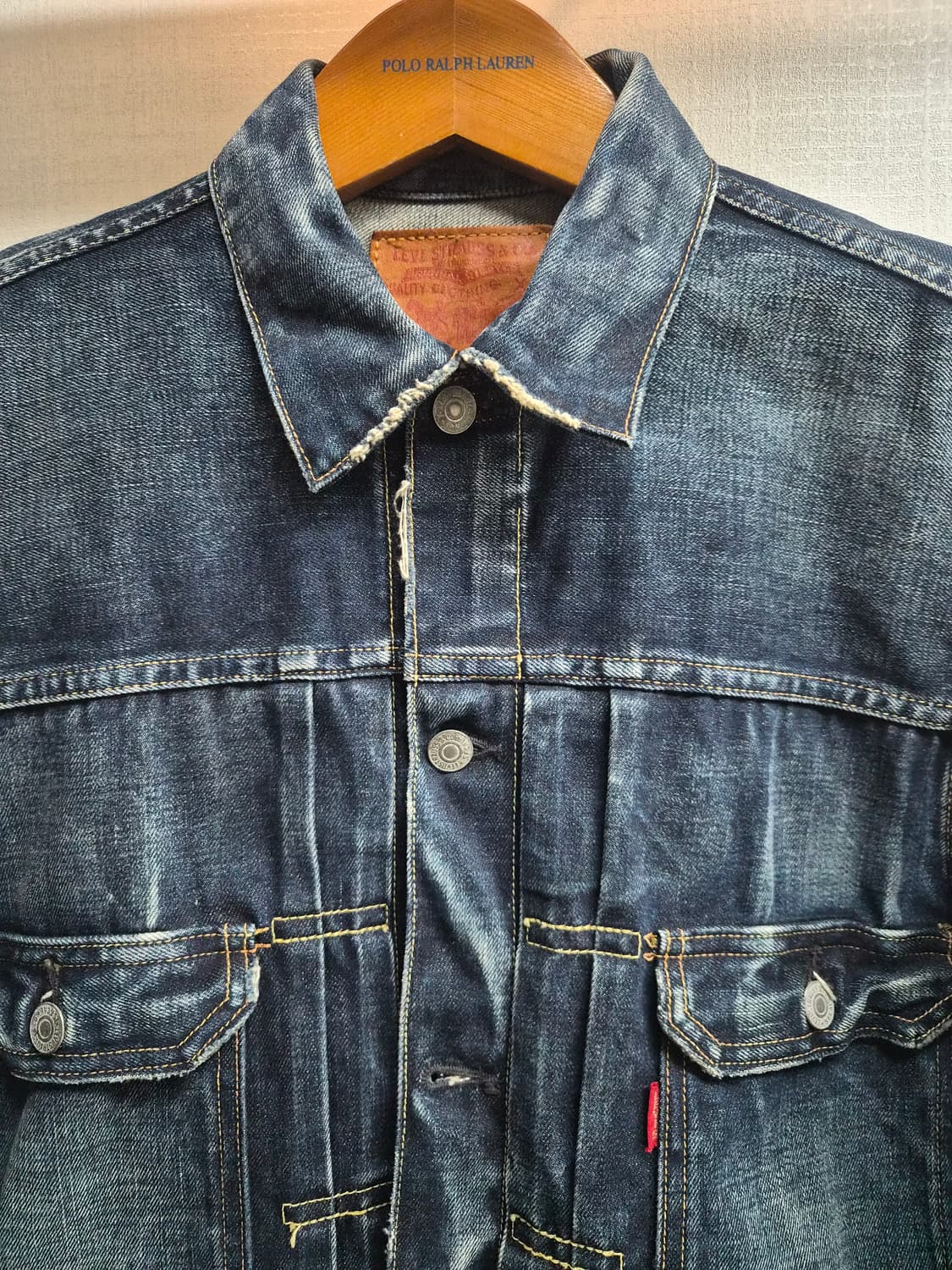 40) 리바이스 LVC 빅E 507XX 셀비지 2세대 트러커 팝니다 상품이미지3