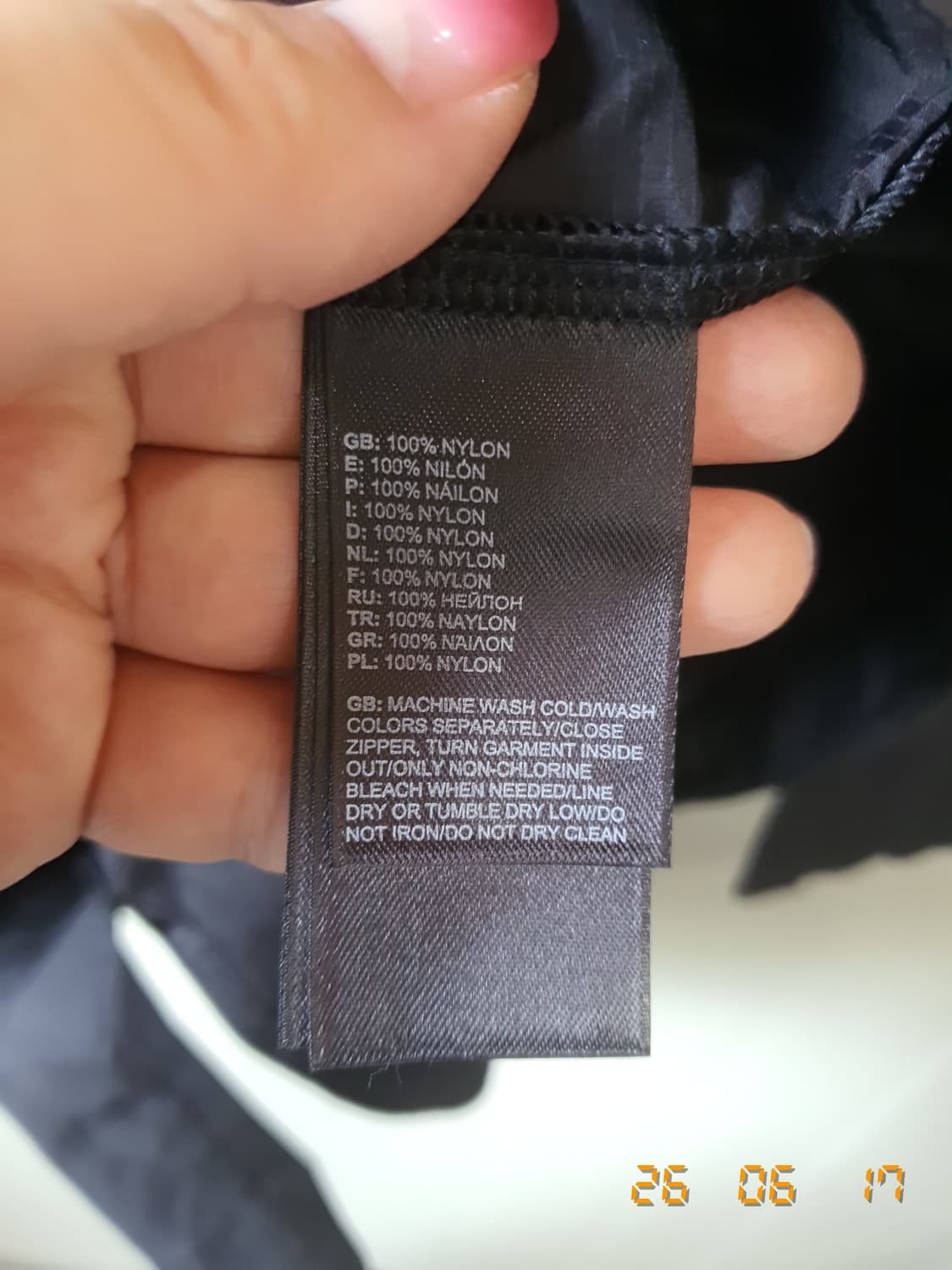 노스페이스 여성 바람막이  XS 블랙(텍붙은새상품) 상품이미지8