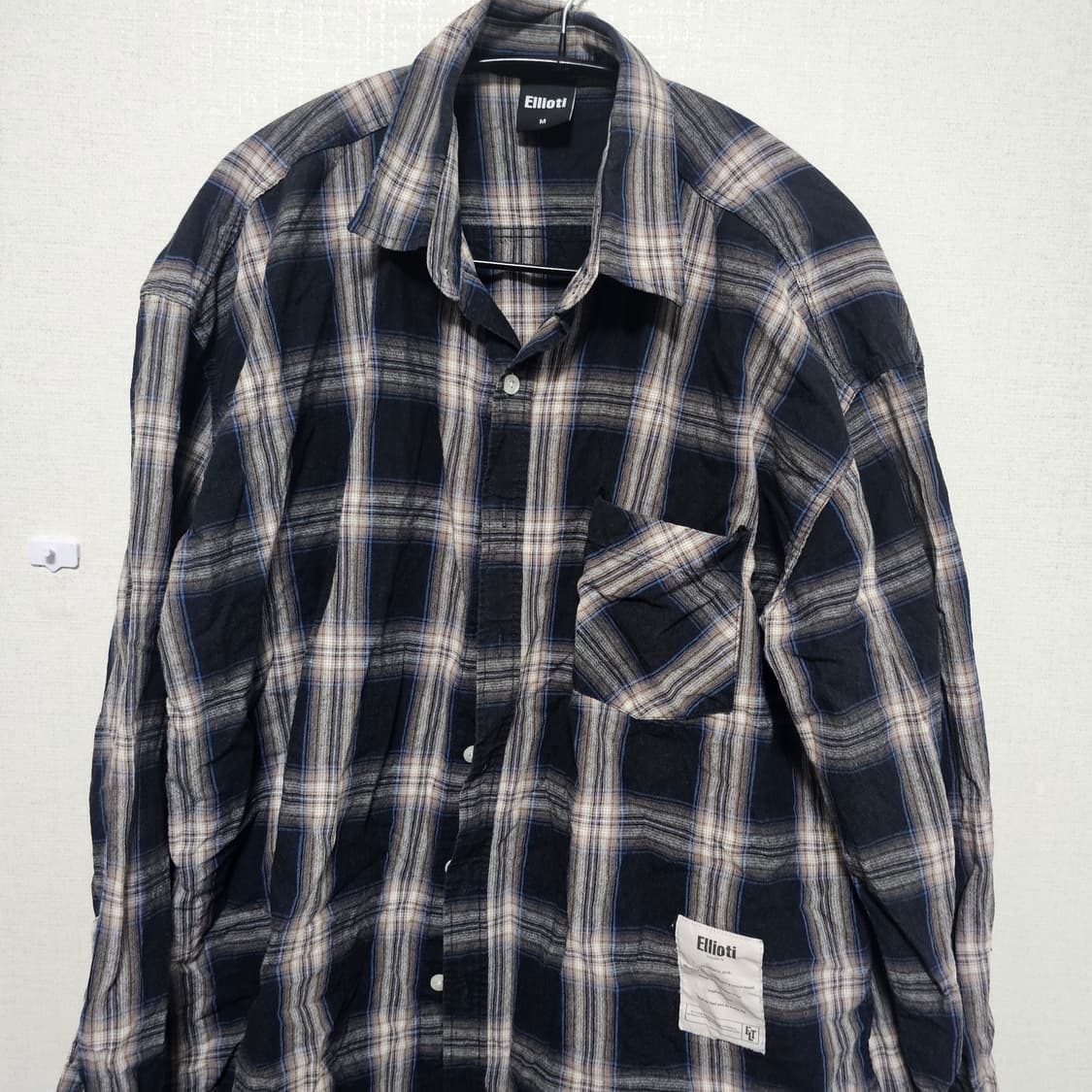 체크셔츠 ellioti 상품이미지1