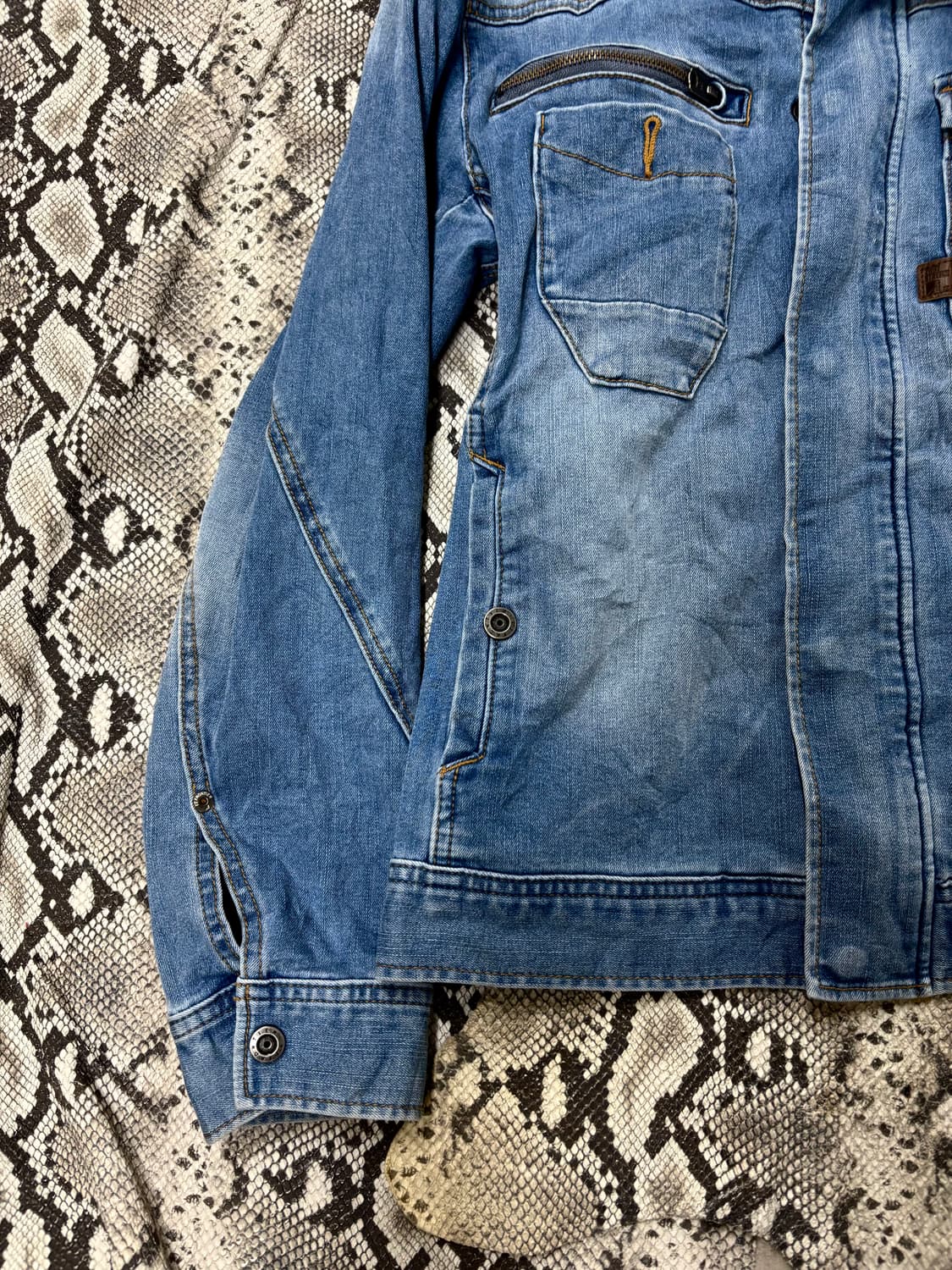 “Vintage” Y2K Mood Side Pocket Detail De 상품이미지2