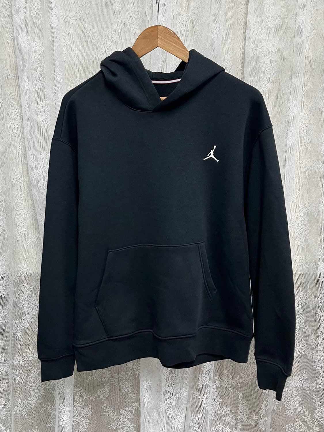 XL) 조던 에센션 풀오버 기모 후드티 블랙 상품이미지1