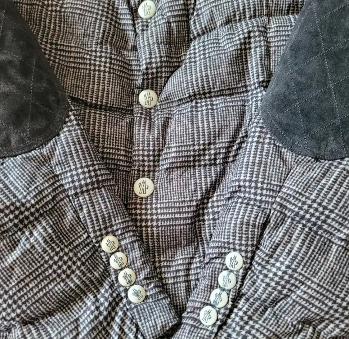 몽클레어 감마블루  체크 패딩블레이저 4 톰브라운 상품이미지2