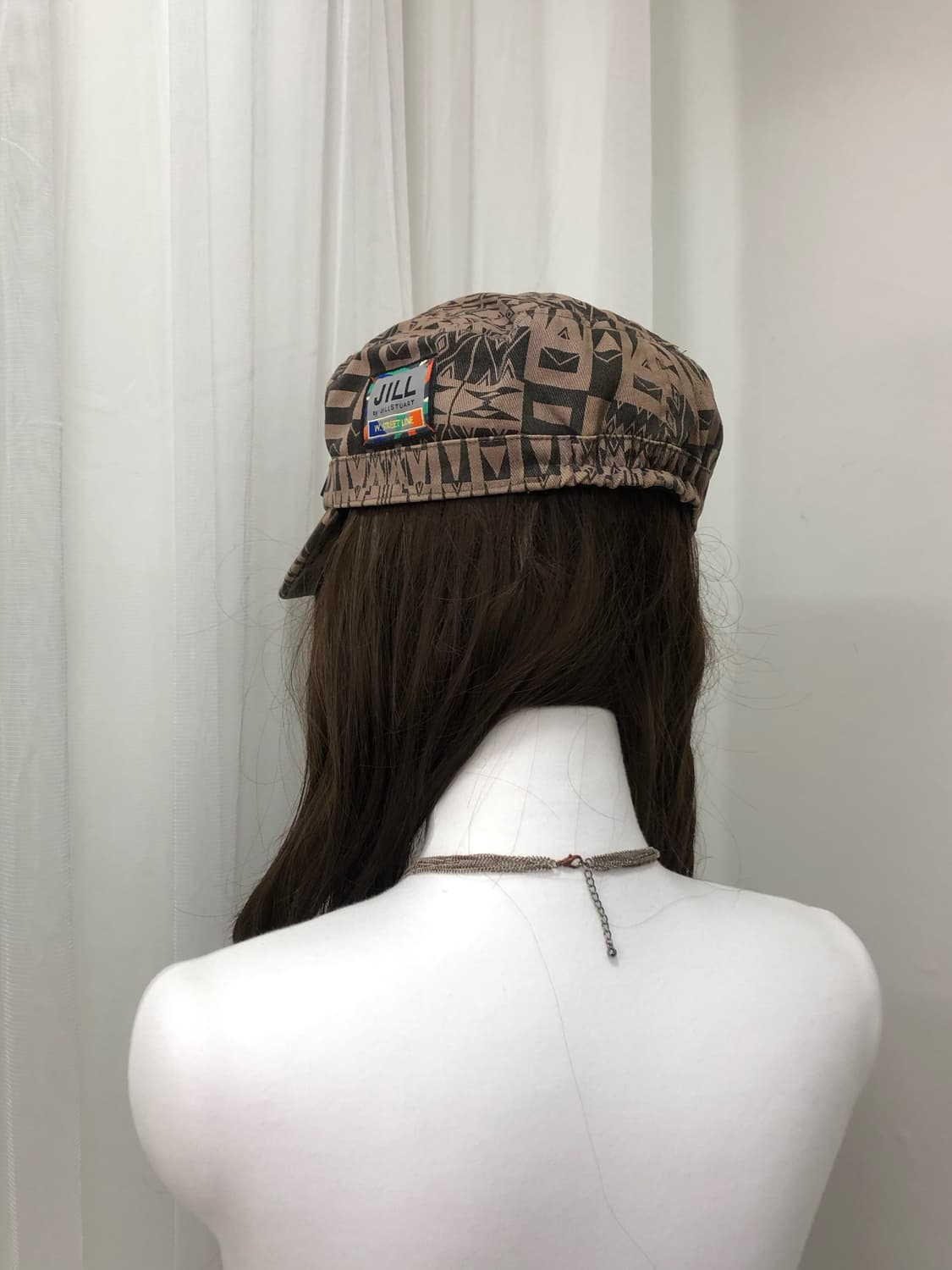 JILLSTUART patterned logo patch ball cap 상품이미지5