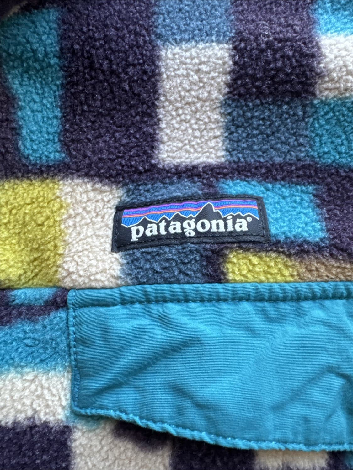 23FW 파타고니아 신칠라 스냅-T 블루/네이비/옐로우 상품이미지2