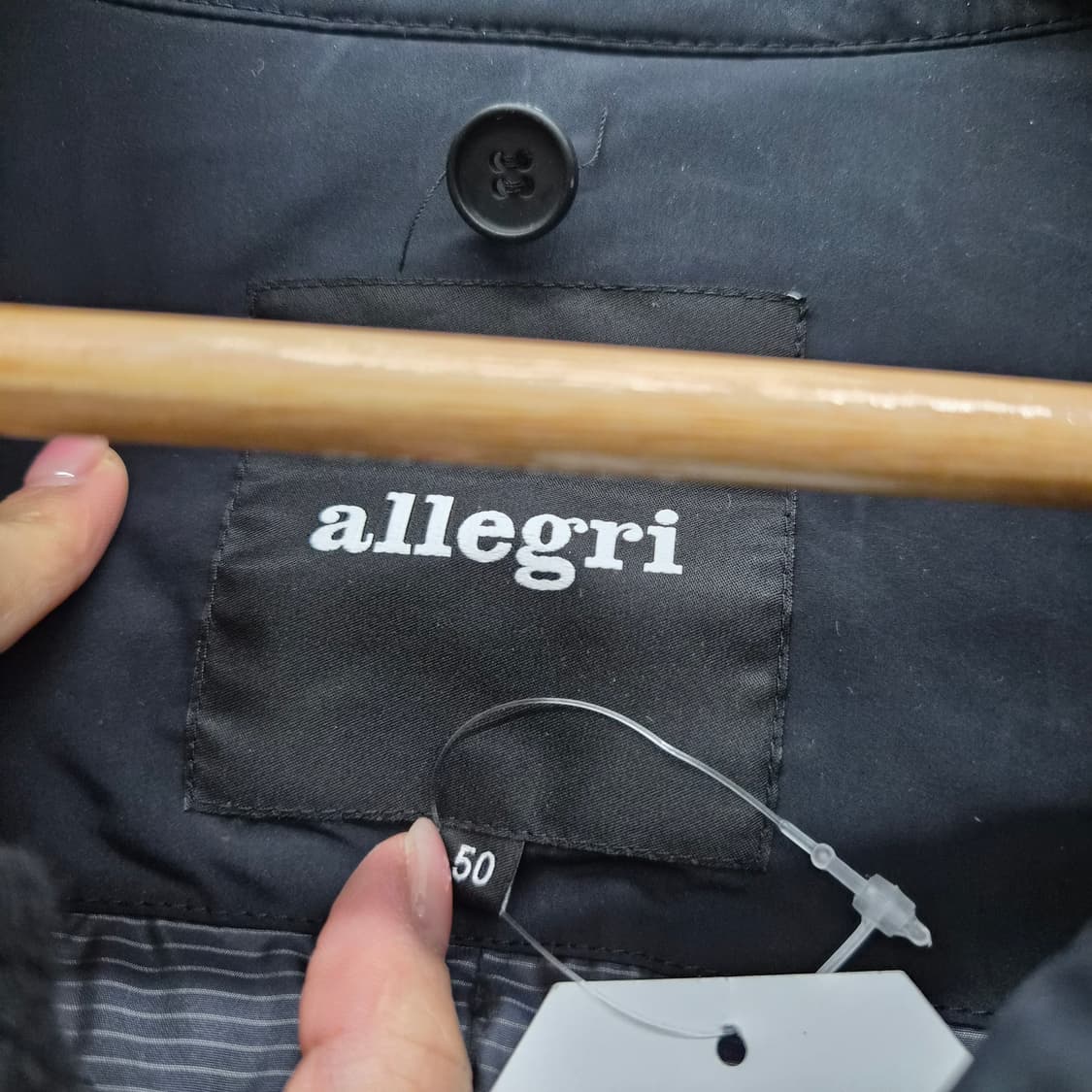 알레그리 블랙 야상 스타일 패딩 남성 M 상품이미지5