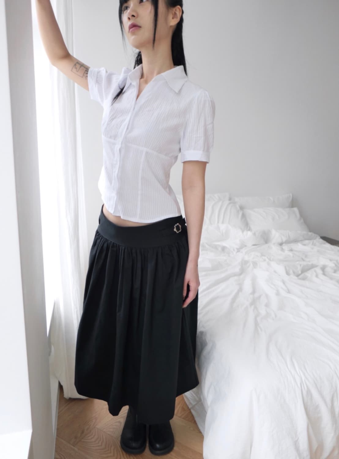 베이비랩 반팔셔츠, 미디스커트 세트 상품이미지1