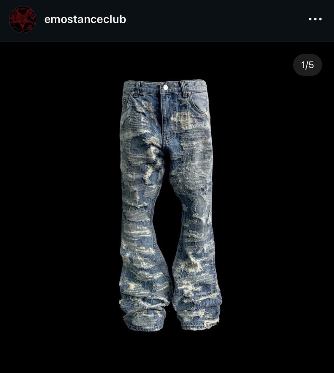 에모스탠스클럽 보로진 1사이즈 블랙/블루 구합니다. 상품이미지2