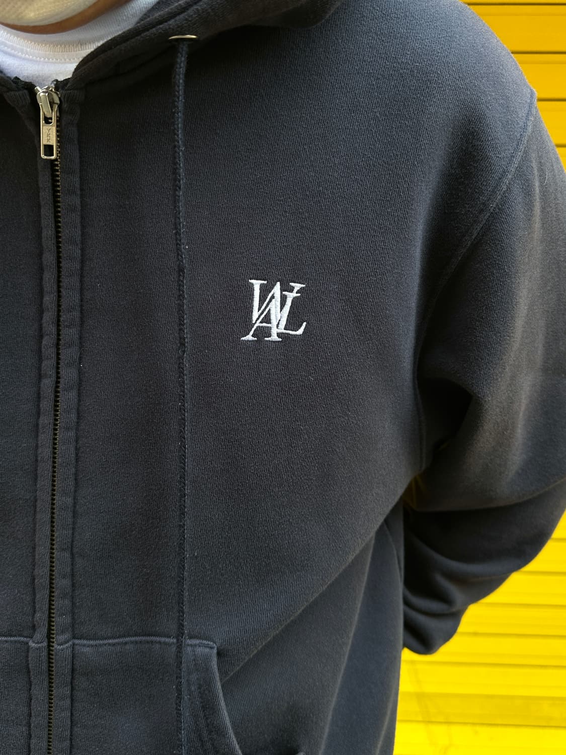 우알롱 2way 후드집업 네이비 M 상품이미지4