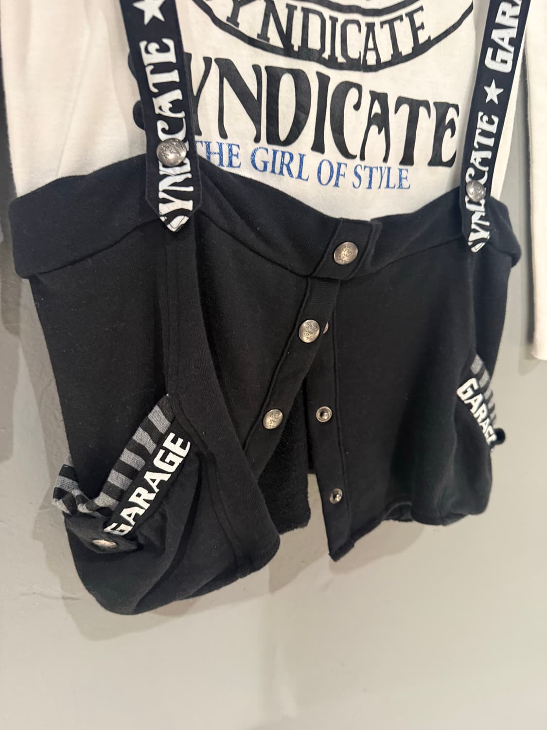 overalls detail lettering long sleeve 상품이미지8