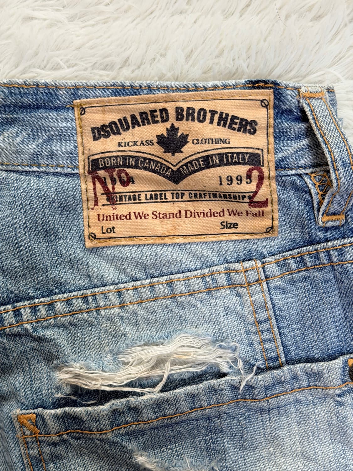 디스퀘어드2 데미지 청바지 48사이즈(32) 상품이미지7