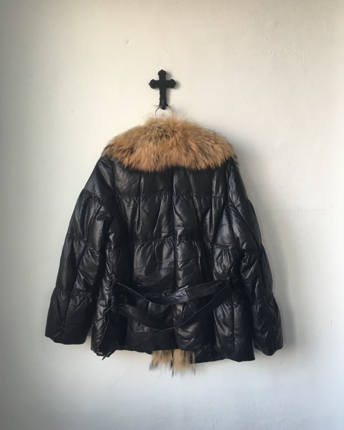 Fur point lamb leather jacket 상품이미지3