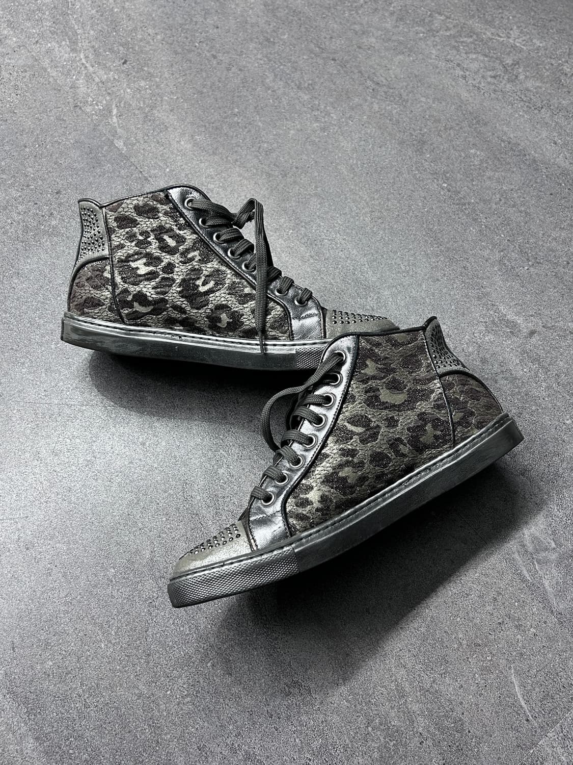 Maimai 레오파드 하이탑 스니커즈 상품이미지4