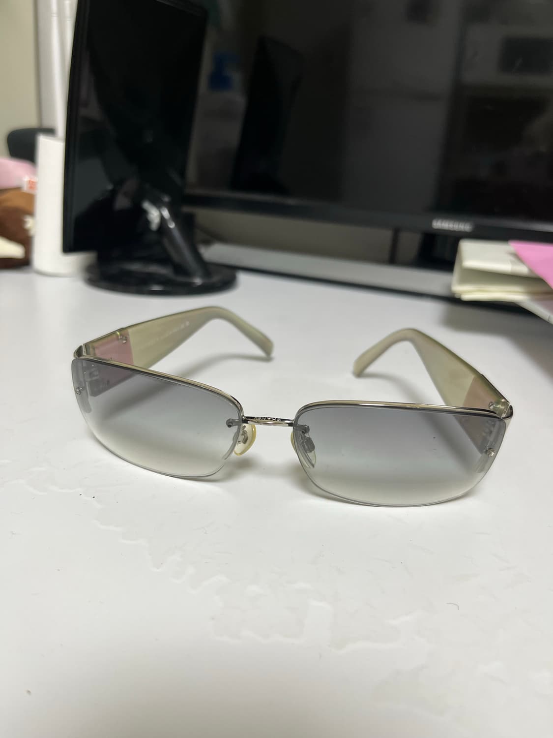 샤넬 빈티지 큐빅 선글라스 상품이미지3