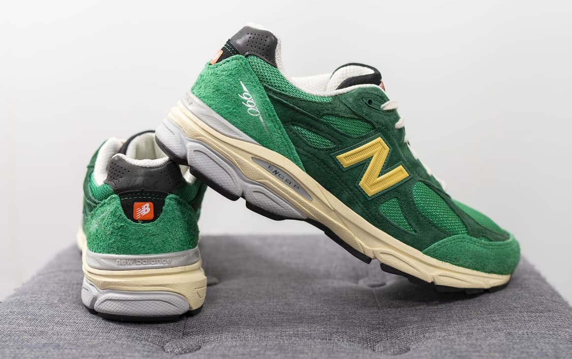 265 뉴발 990v3 켈리 그린 바시티 골드 상품이미지4