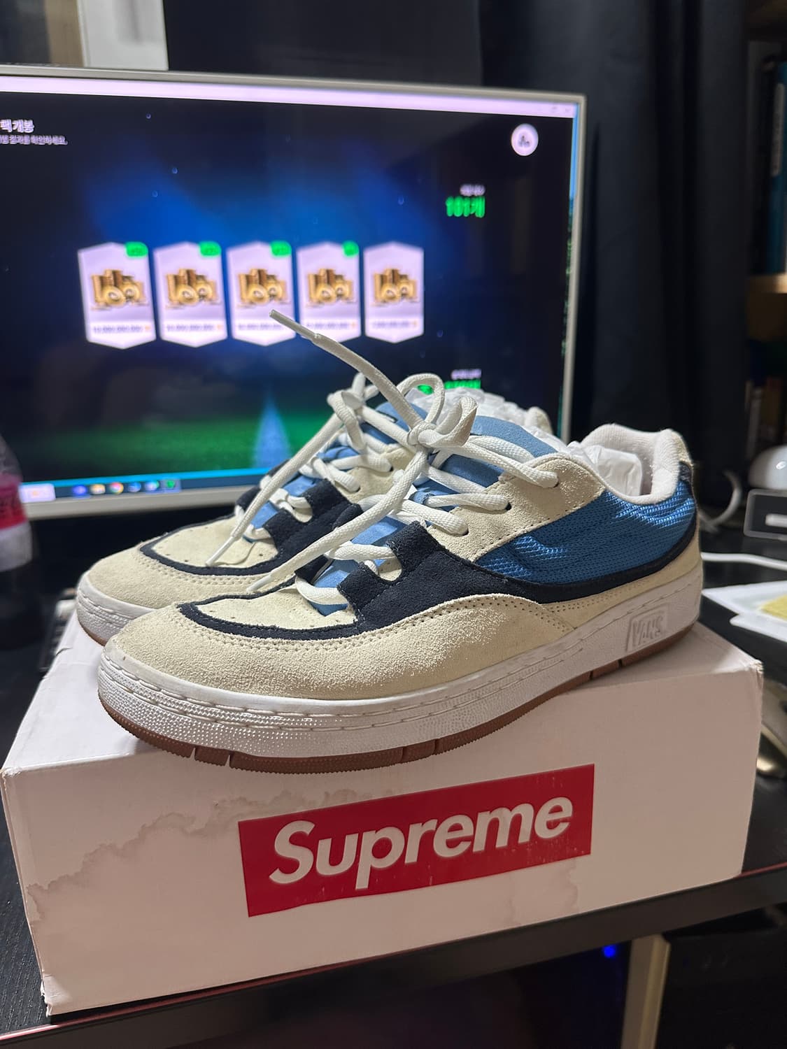 슈프림x반스 스피드블루 (285) 상품이미지7