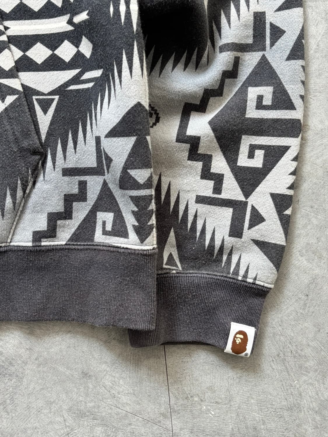 Bape 베이프 네이티브 패턴 풀집 후디 상품이미지5