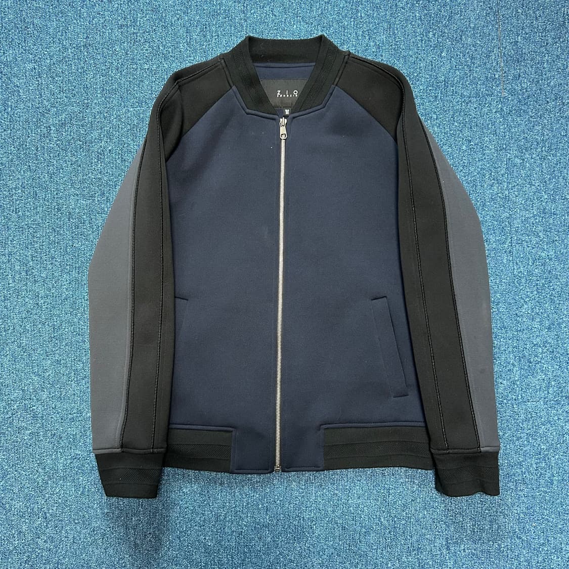 지오송지오 몬드리안 네이비 스타디움 자켓 L 상품이미지3