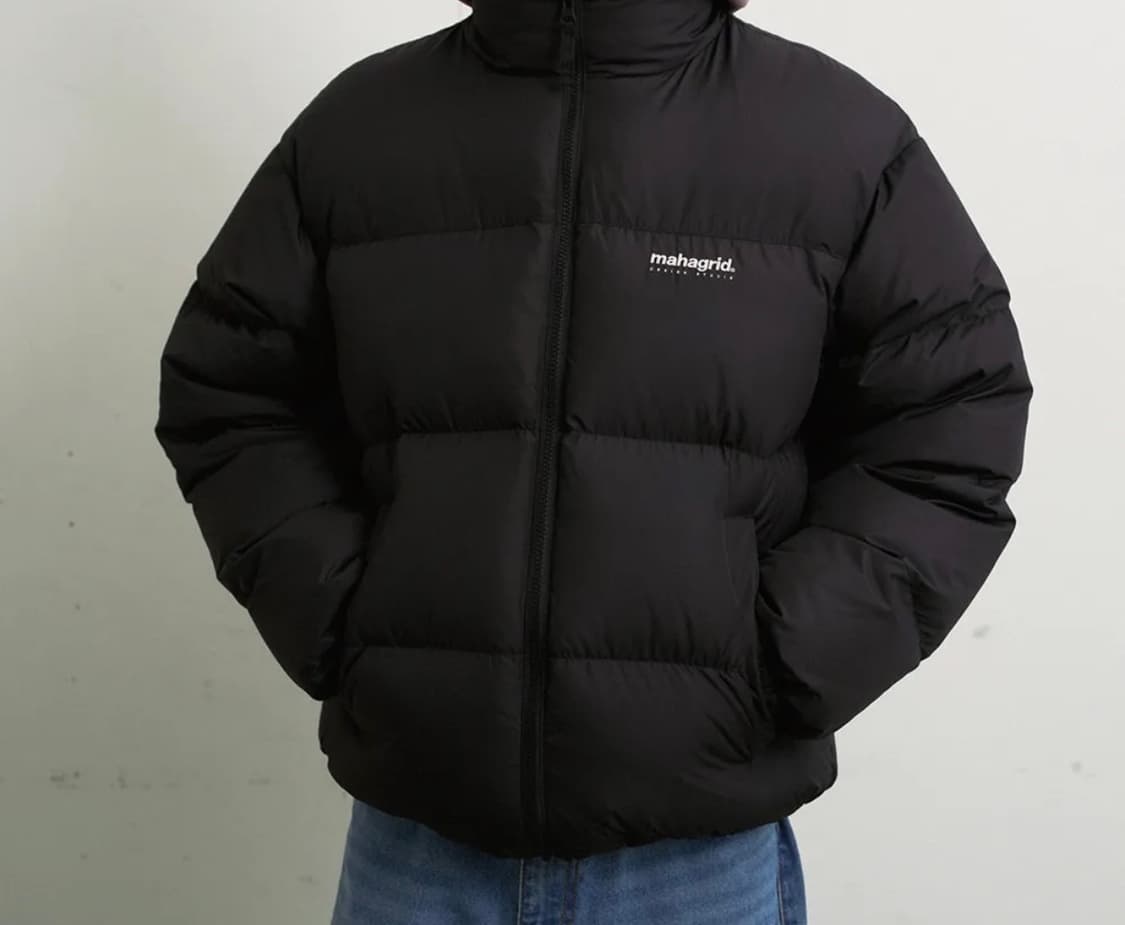 마하그리드 베이직 덕다운파카 블랙(원가:13만원 판매가 4만원)) 상품이미지1