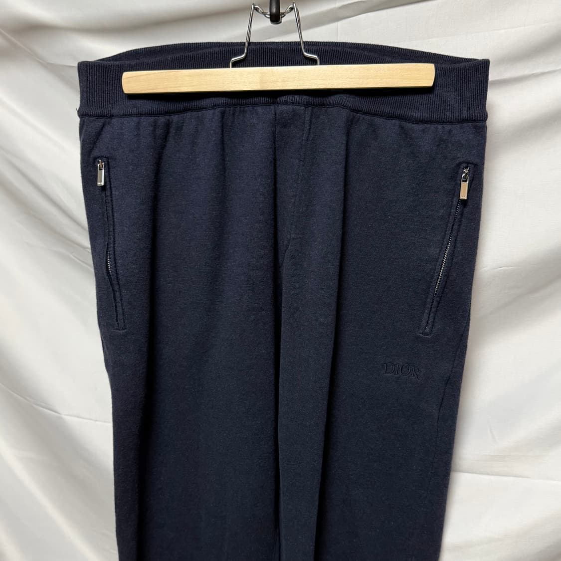 [S급/L] 디올 오블리크 캐시미어 트레이닝 팬츠 상품이미지2