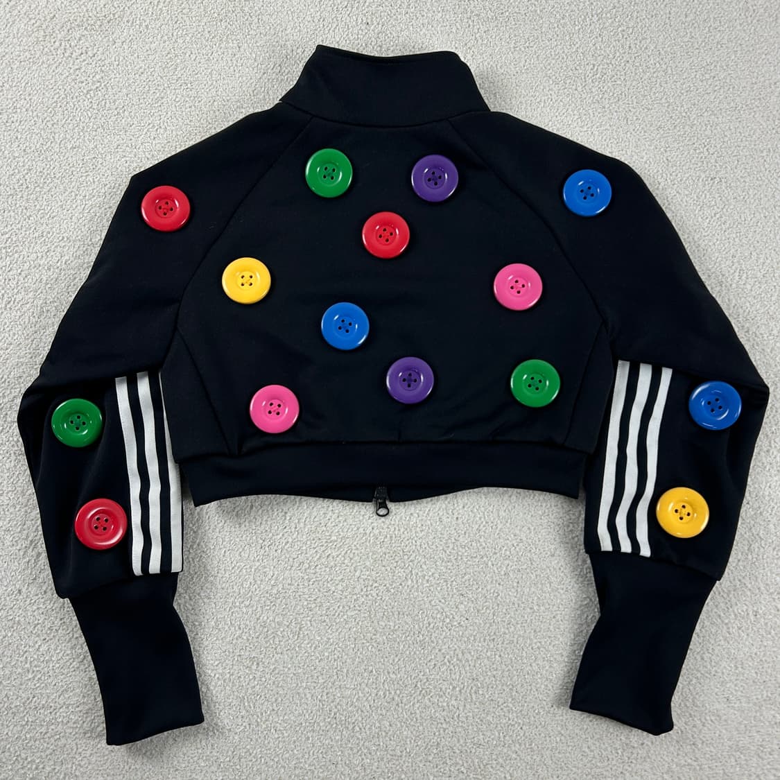 아디다스 x 제레미 스캇 단추 포인트 져지 블랙 상품이미지4