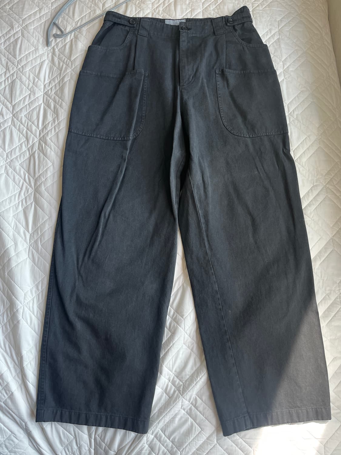 아트이프액츠 French Workwear Pants_Used Black  상품이미지4