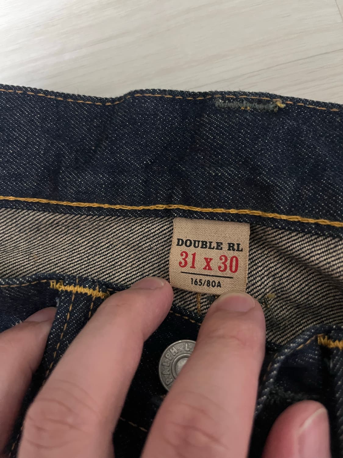 rrl 스트레이트레그 원워시 셀비지 데님 상품이미지3