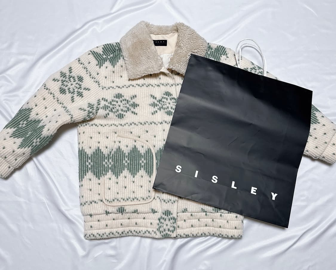 시슬리 노스텔지아 퍼카라 중기장 점퍼 (55-66) 상품이미지7