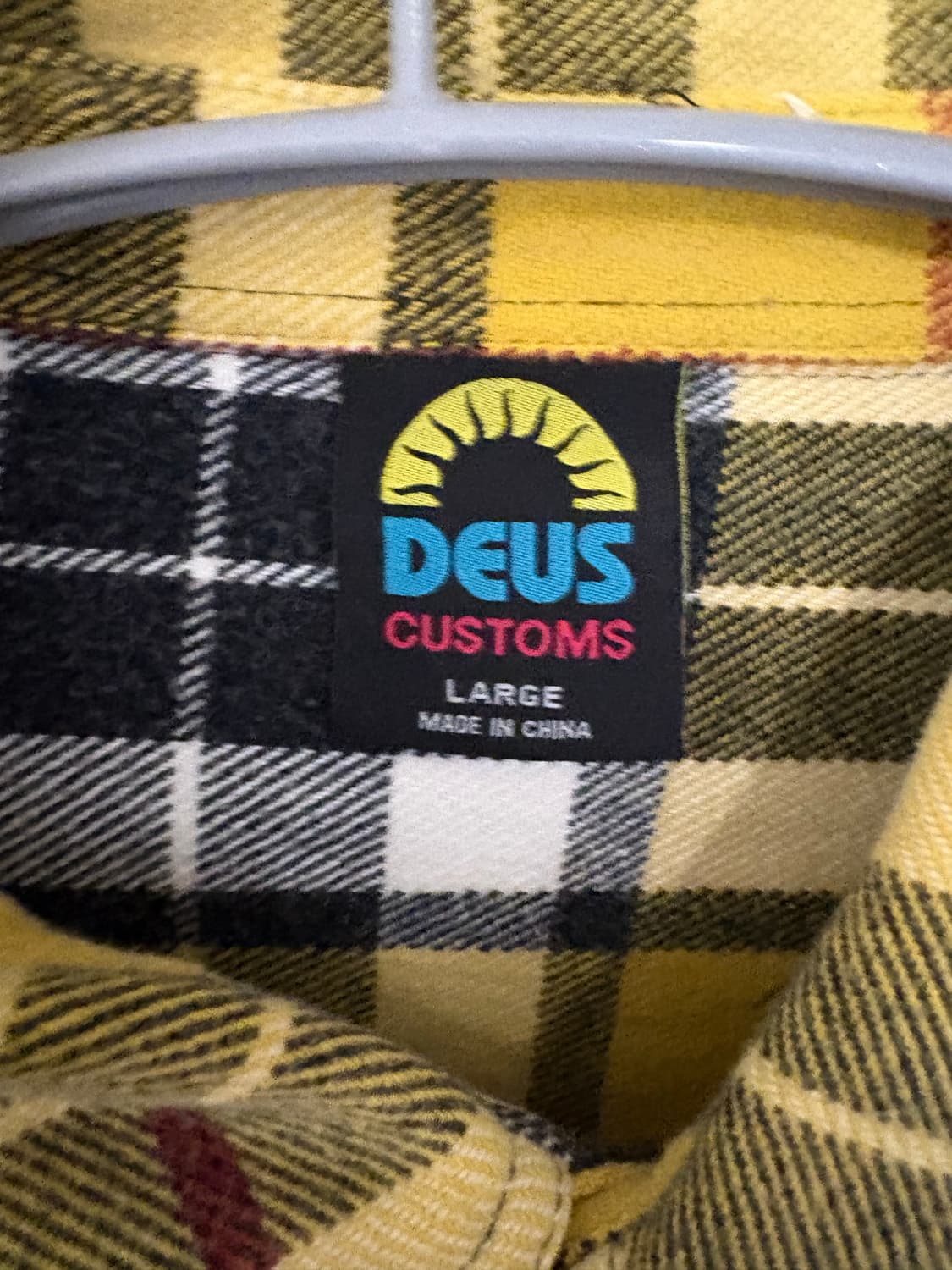 [L] 데우스 체크 셔츠  상품이미지3