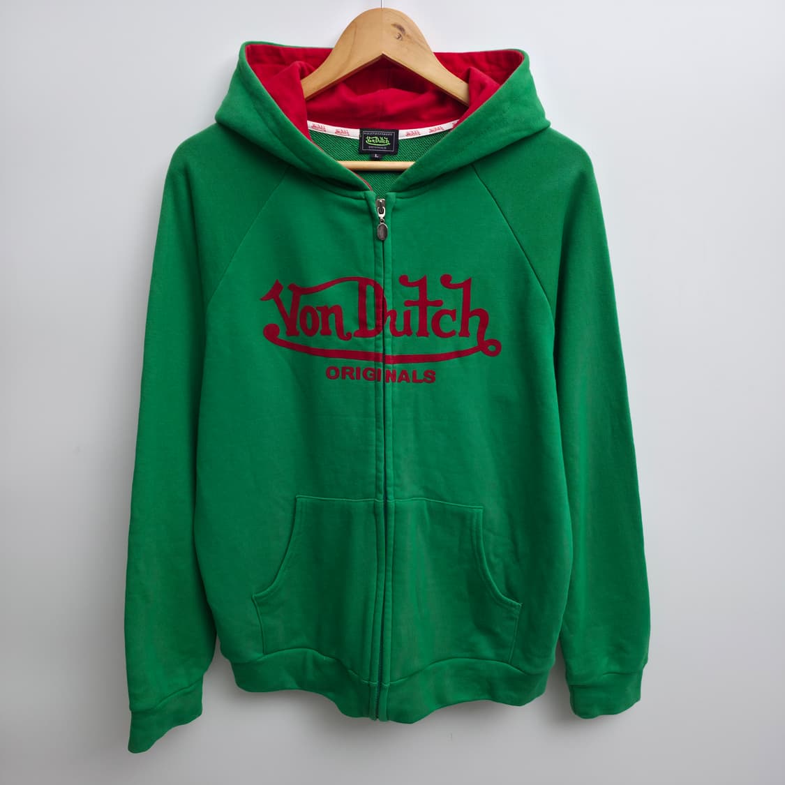 [L] 본더치 그린 후드집업 상품이미지1