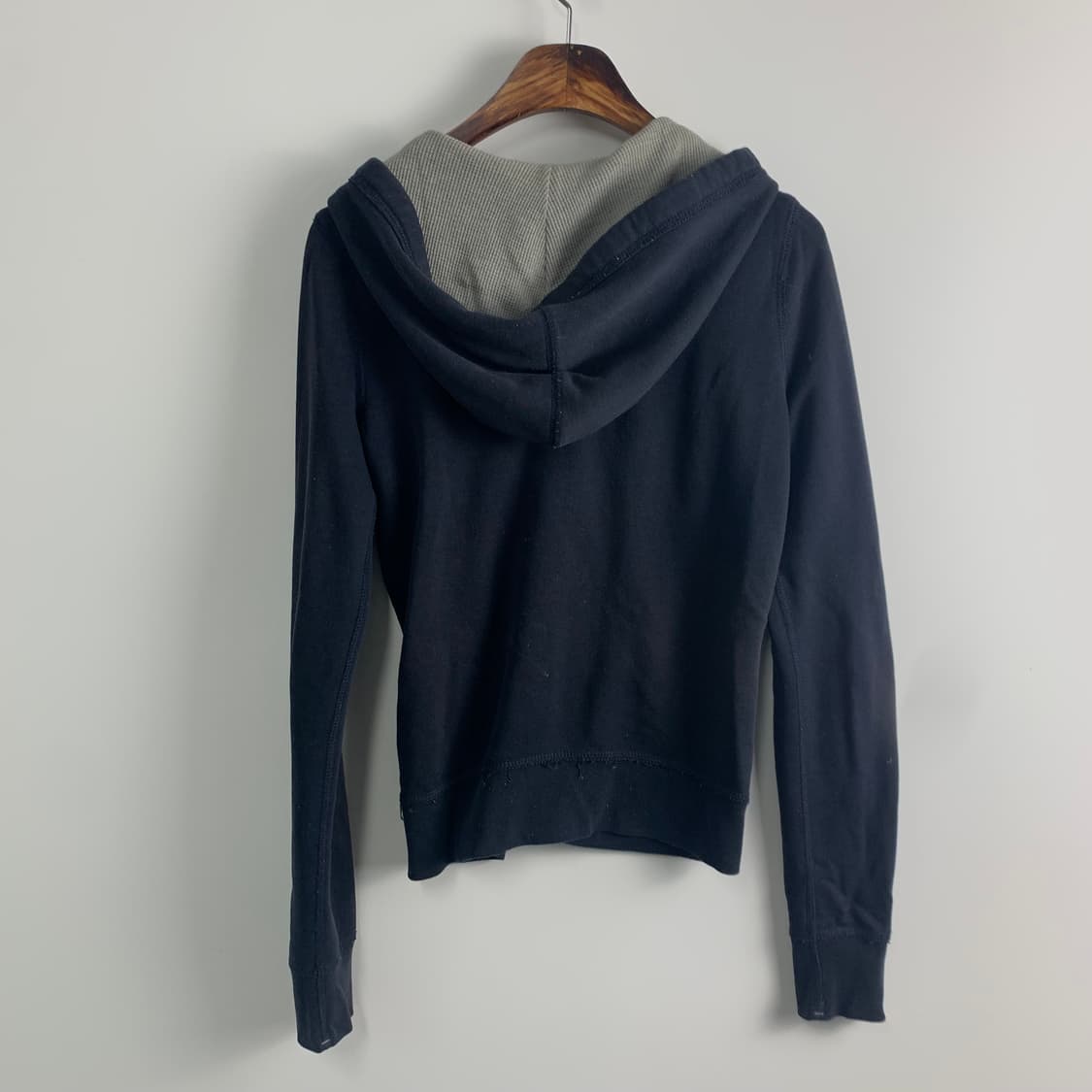 아베크롬비 y2k 와투케 딱붙 네이비 후드집업 상품이미지3