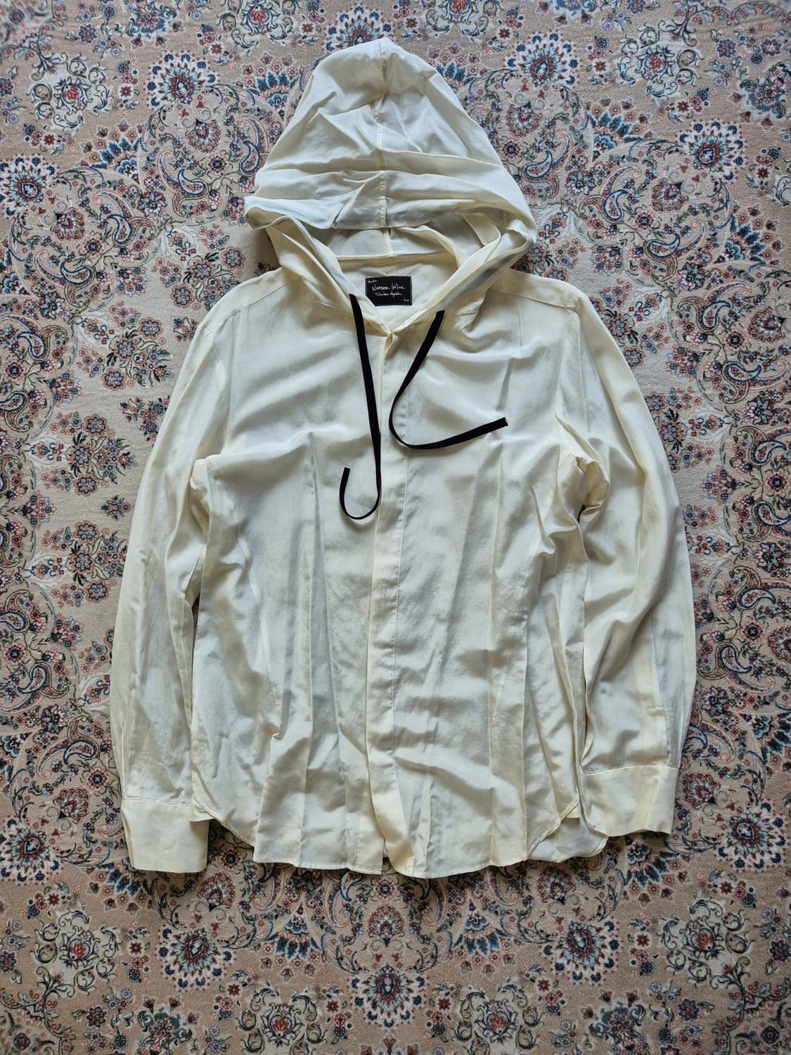 넘버나인 07aw실크 후드셔츠 상품이미지1