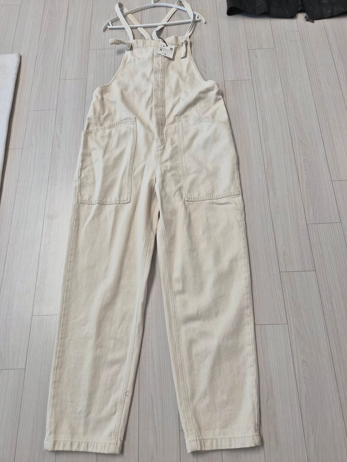 [새상품] 자라(ZARA) 코튼 멜빵 오버롤 (크림/아이보리) 상품이미지2