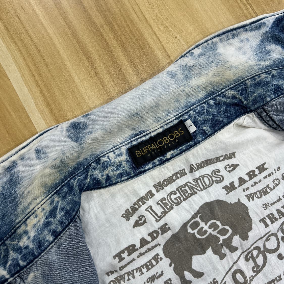 buffalo bobs 버팔로 밥스 케미컬 워싱 웨스턴 데님 셔츠  상품이미지10