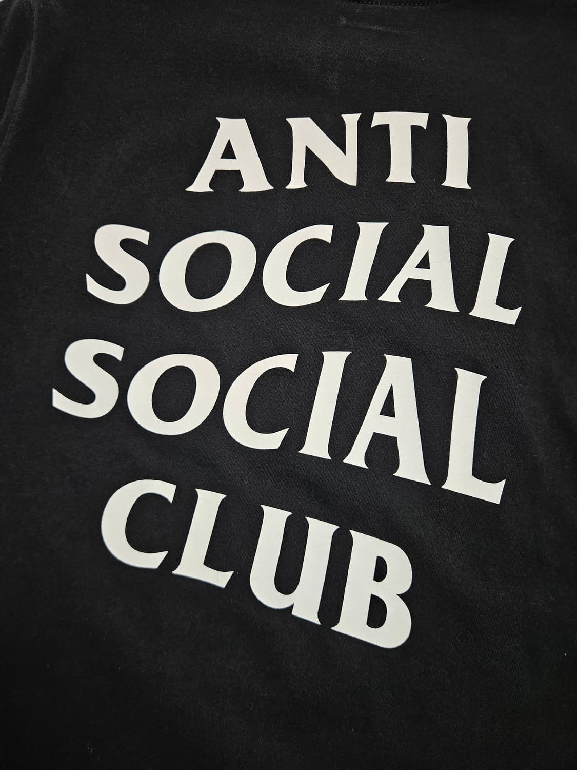 안티소셜클럽 네이비후드 반팔티 상품이미지2