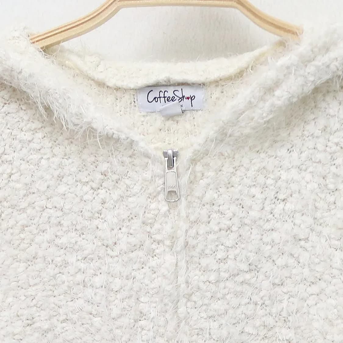 COFFEESHOP 부클 후드 집업 61213 상품이미지5