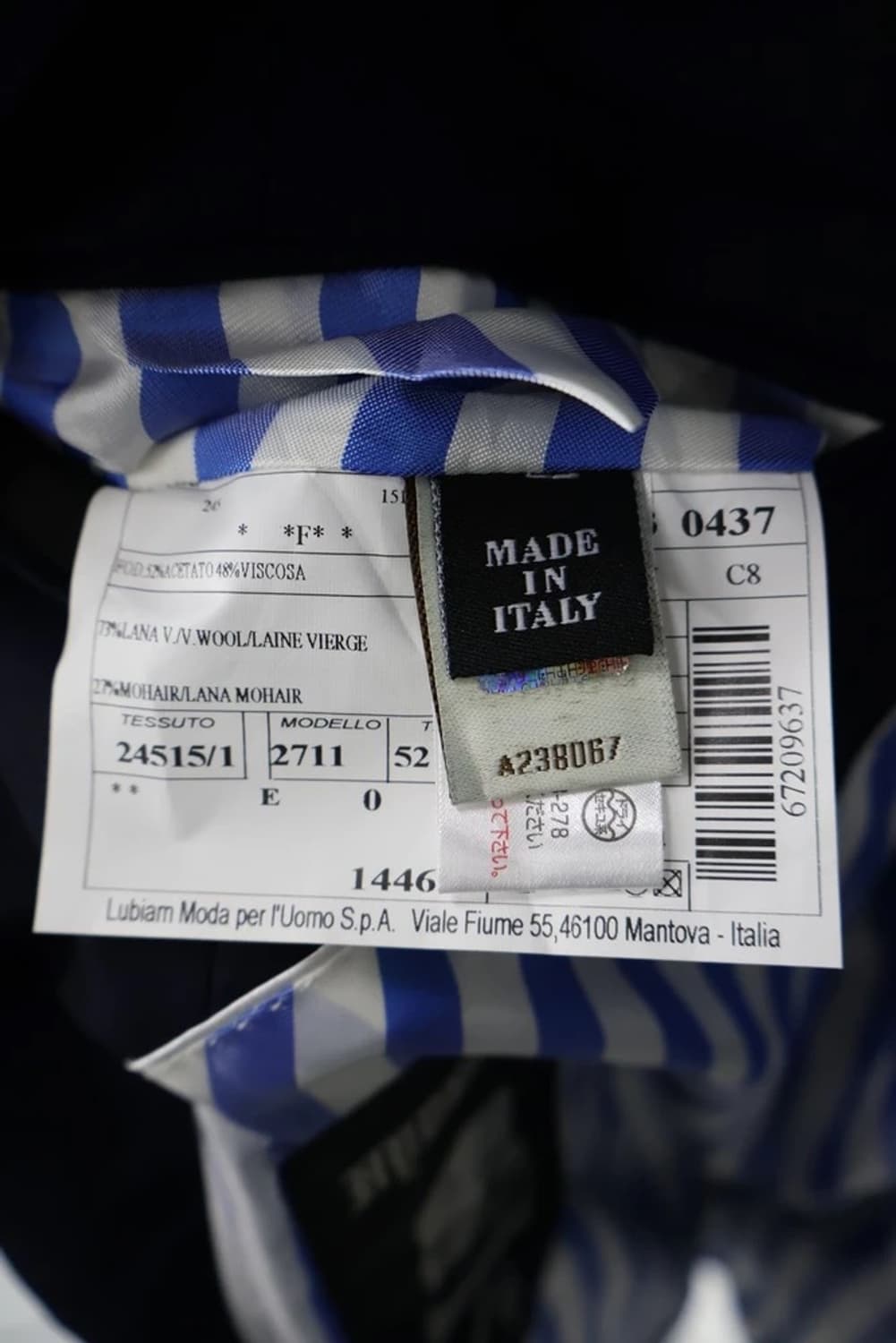 HYDROGEN Skull Button Wool Blazer 상품이미지6