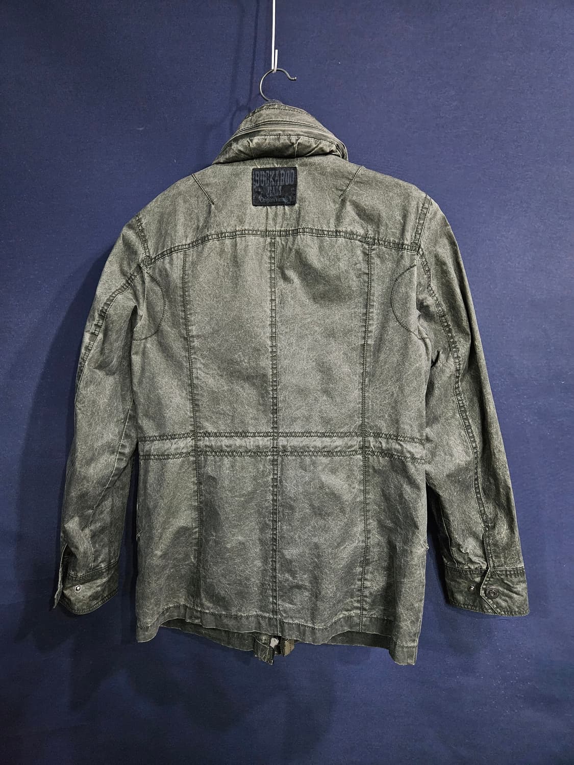 버커루 카키 남성 슬림핏 100 빈티지 야상자켓  상품이미지2
