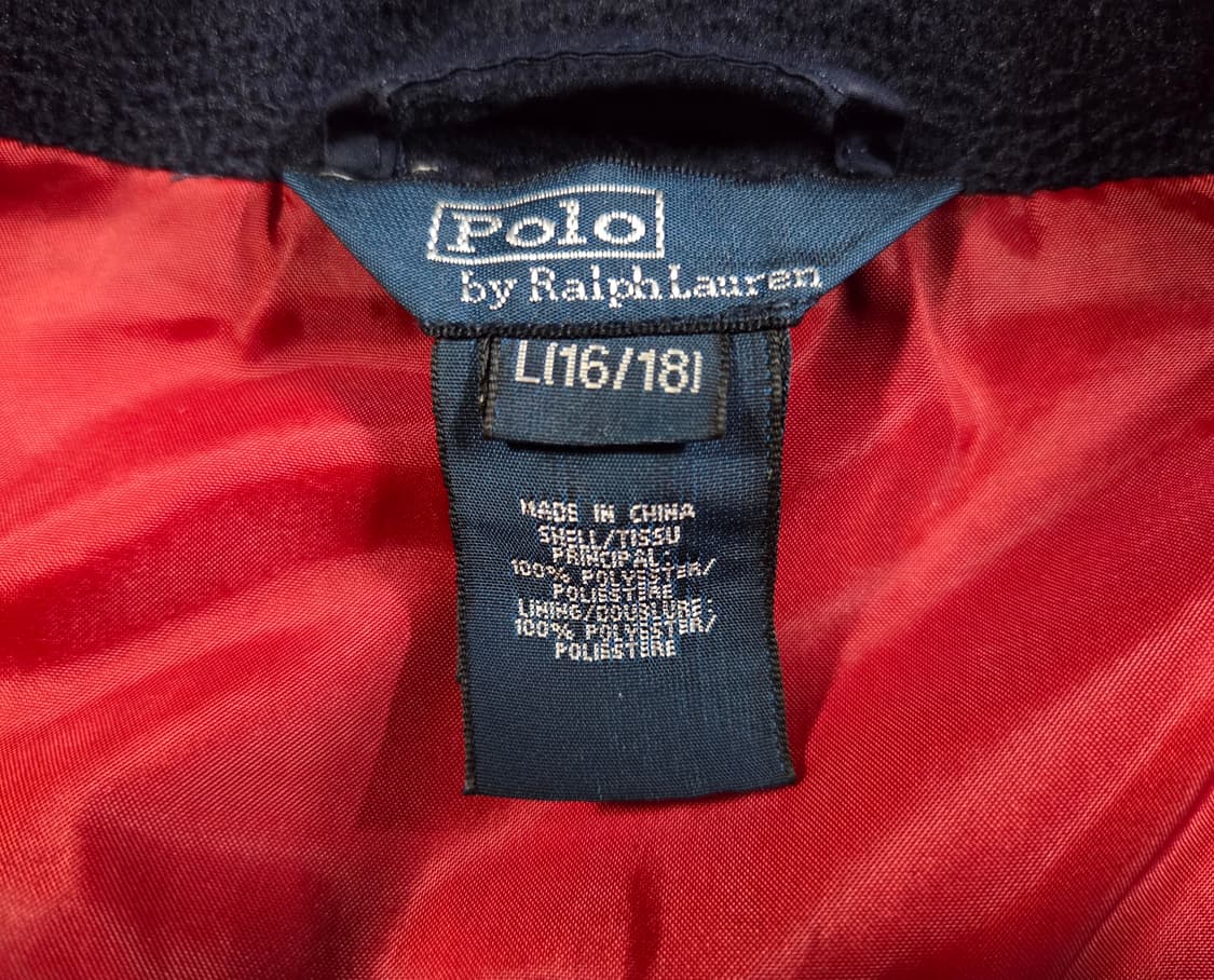 폴로 랄프로렌 네이비 레드 포니 푸퍼 패딩 상품이미지4