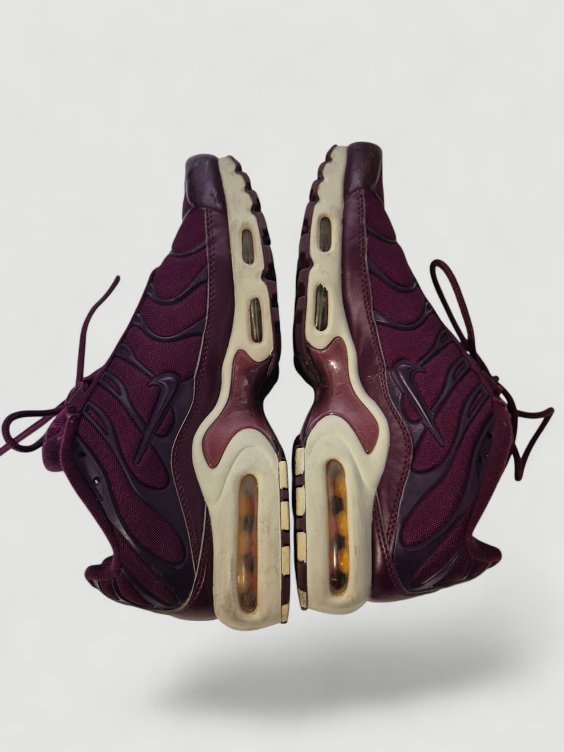 [240]나이키 에어맥스 플러스 버건디 여성 운동화 상품이미지4