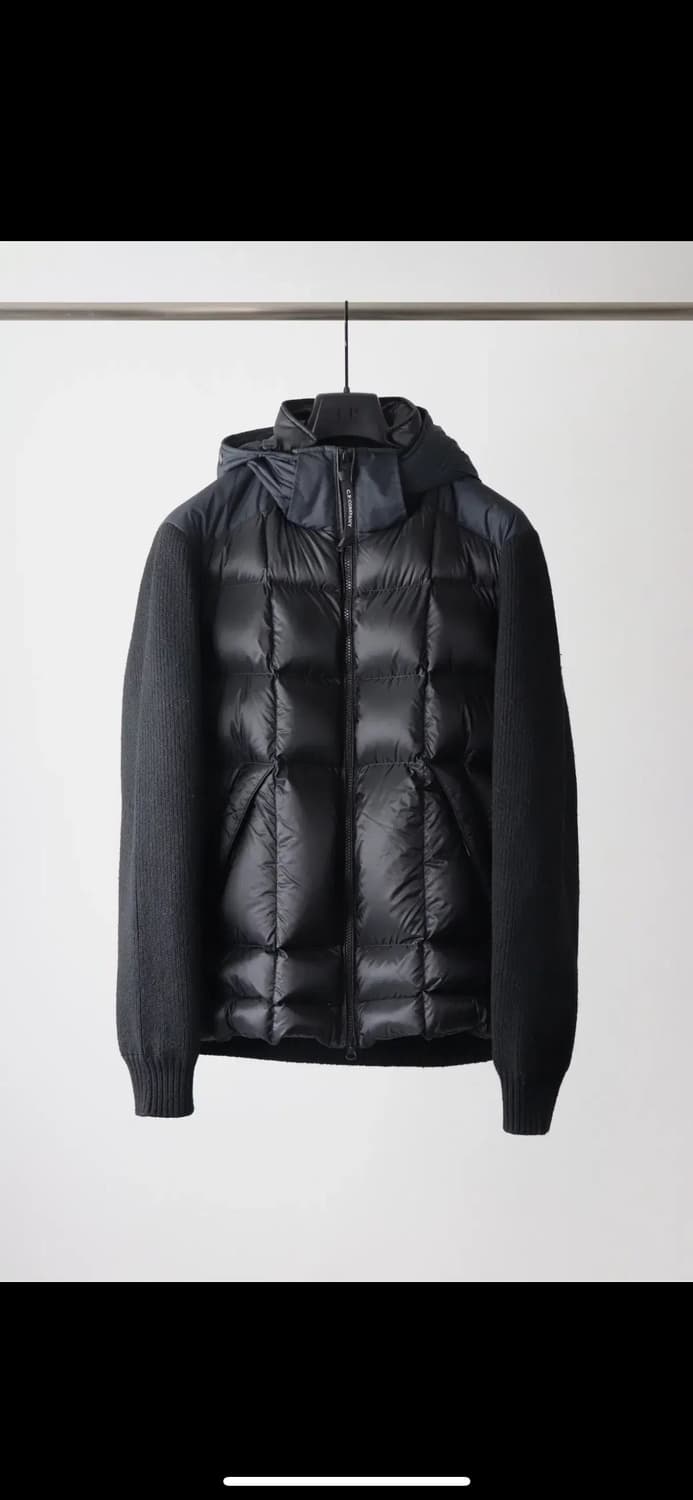 CP컴퍼니 DD쉘 니트 패딩 블랙 48 상품이미지1
