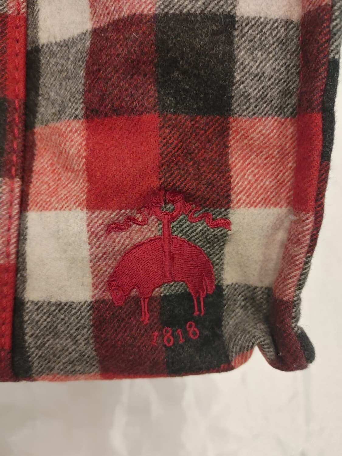 브룩스브라더스 X 톰브라운 체크 울 토트백 상품이미지5