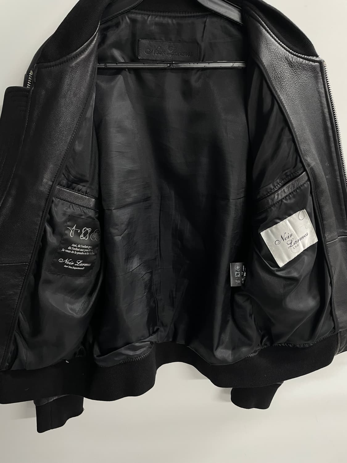느와르 라르메스 리얼 양가죽 자켓 상품이미지7
