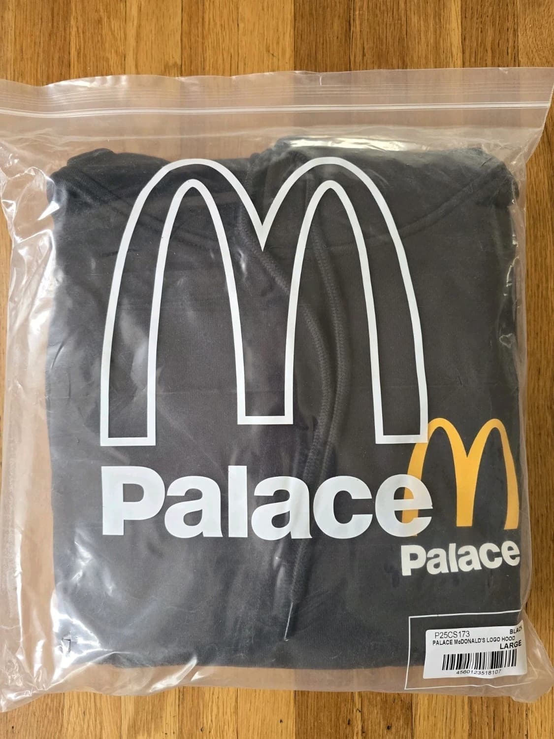  팔라스 x 맥도날드 로고 후드 블랙 상품이미지5