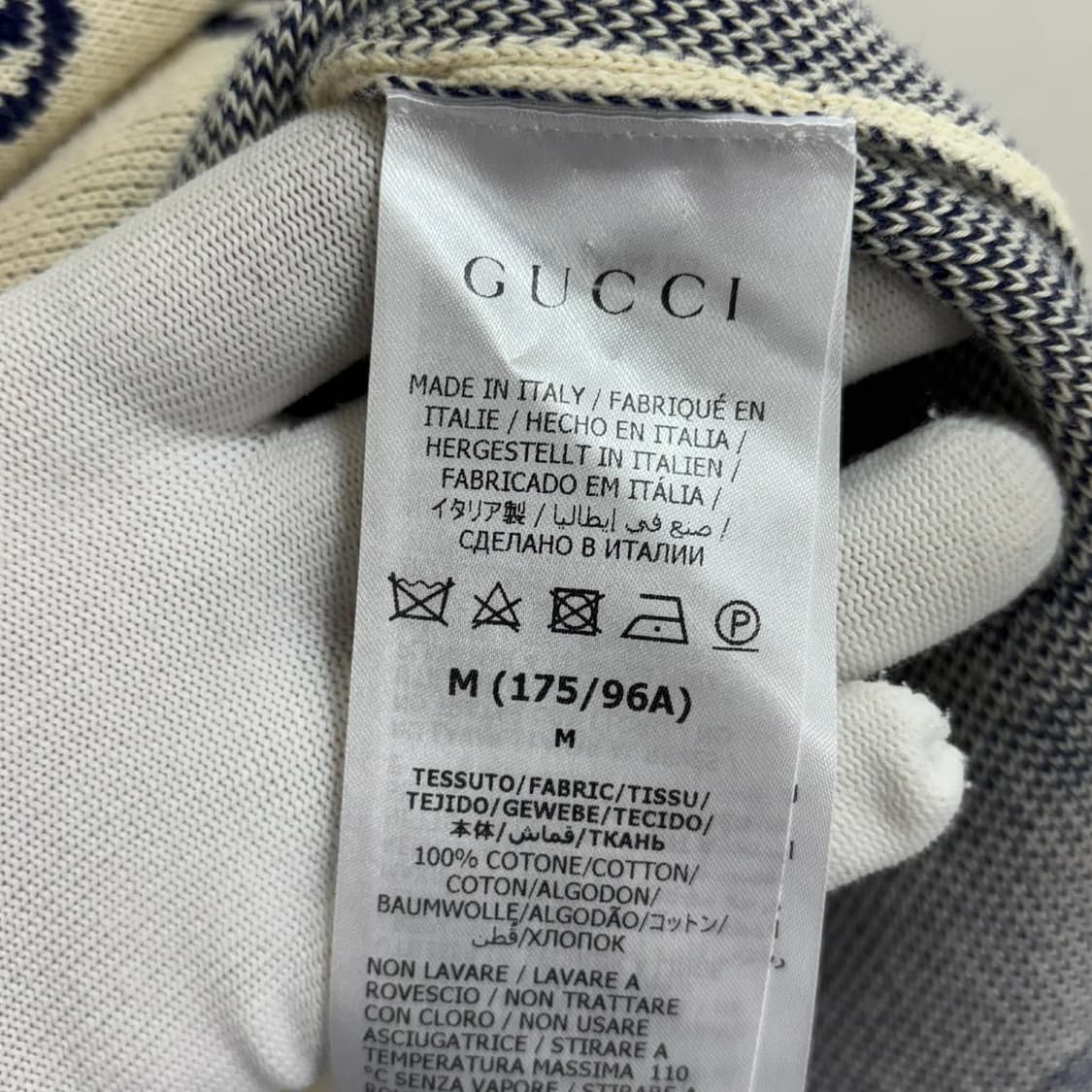 [M]구찌 GG 자카드 브이넥 니트 상품이미지3