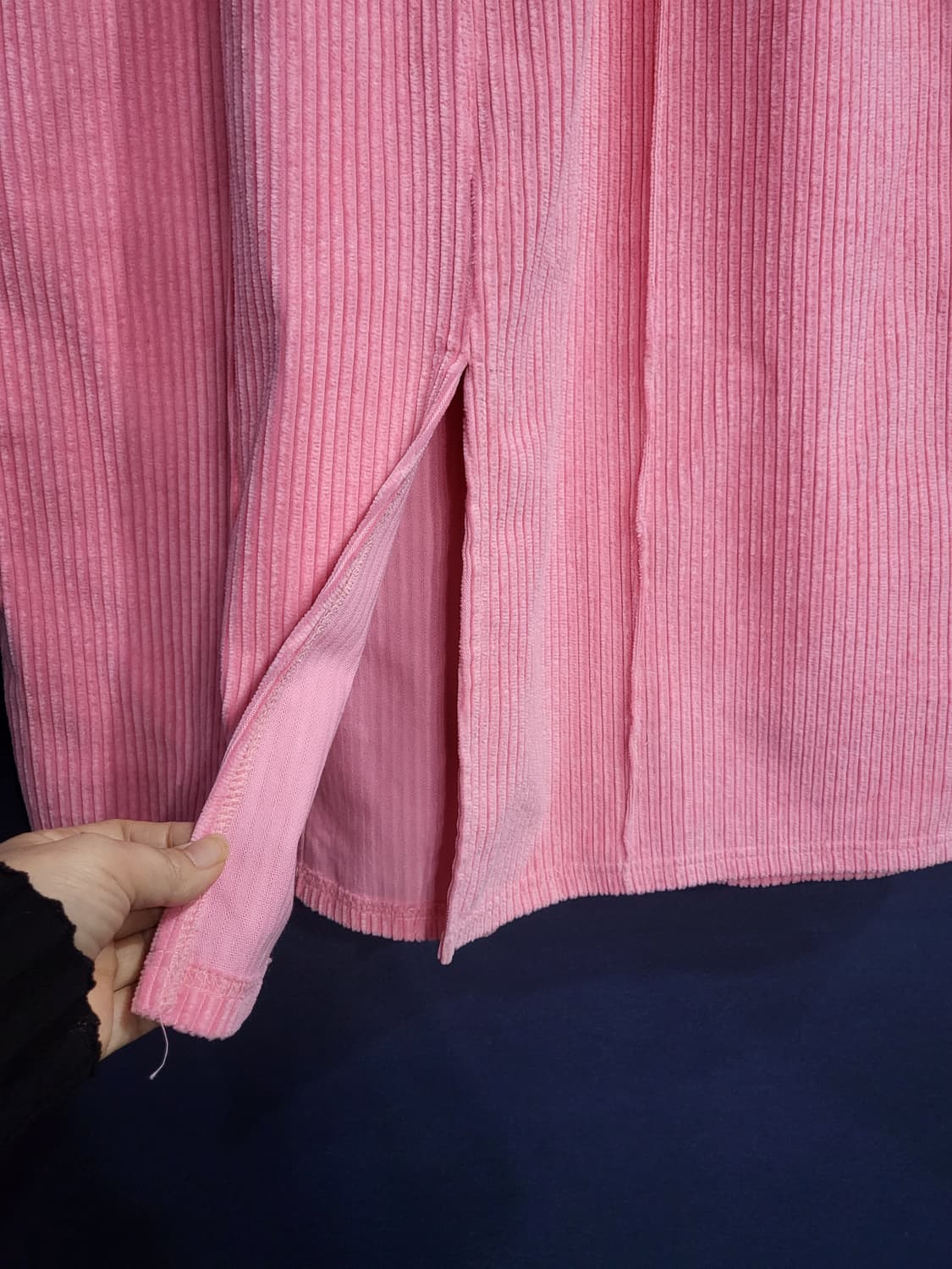 부티크 프리미엄 코듀로이 밴드 스커트(새상품) 상품이미지4