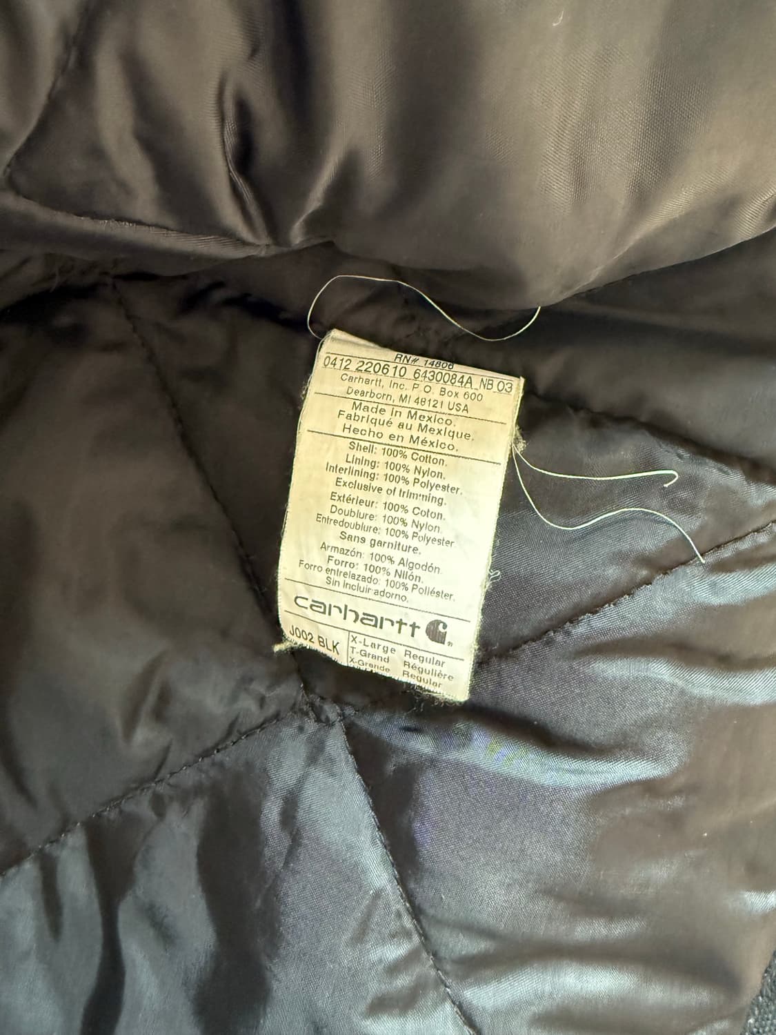 칼하트 디트로이트 j002 blk 상품이미지4