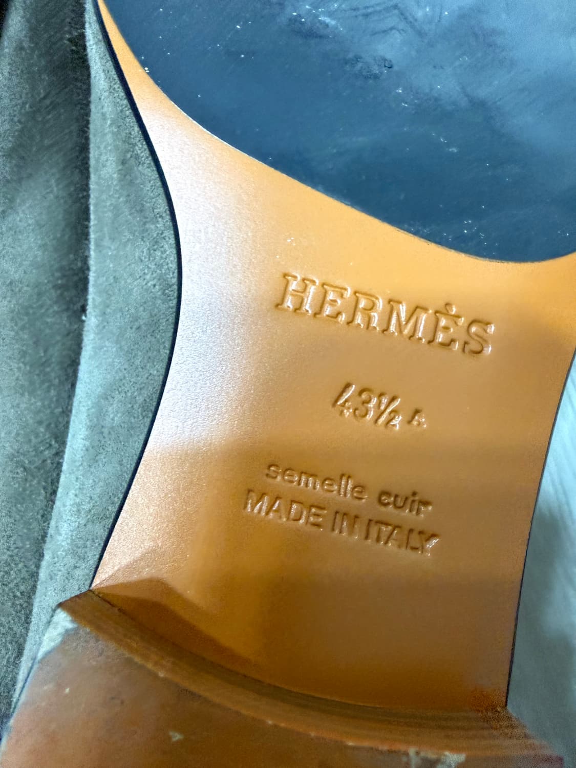 에르메스 스웨이드 로퍼 43.5 사이즈 새상품 상품이미지5