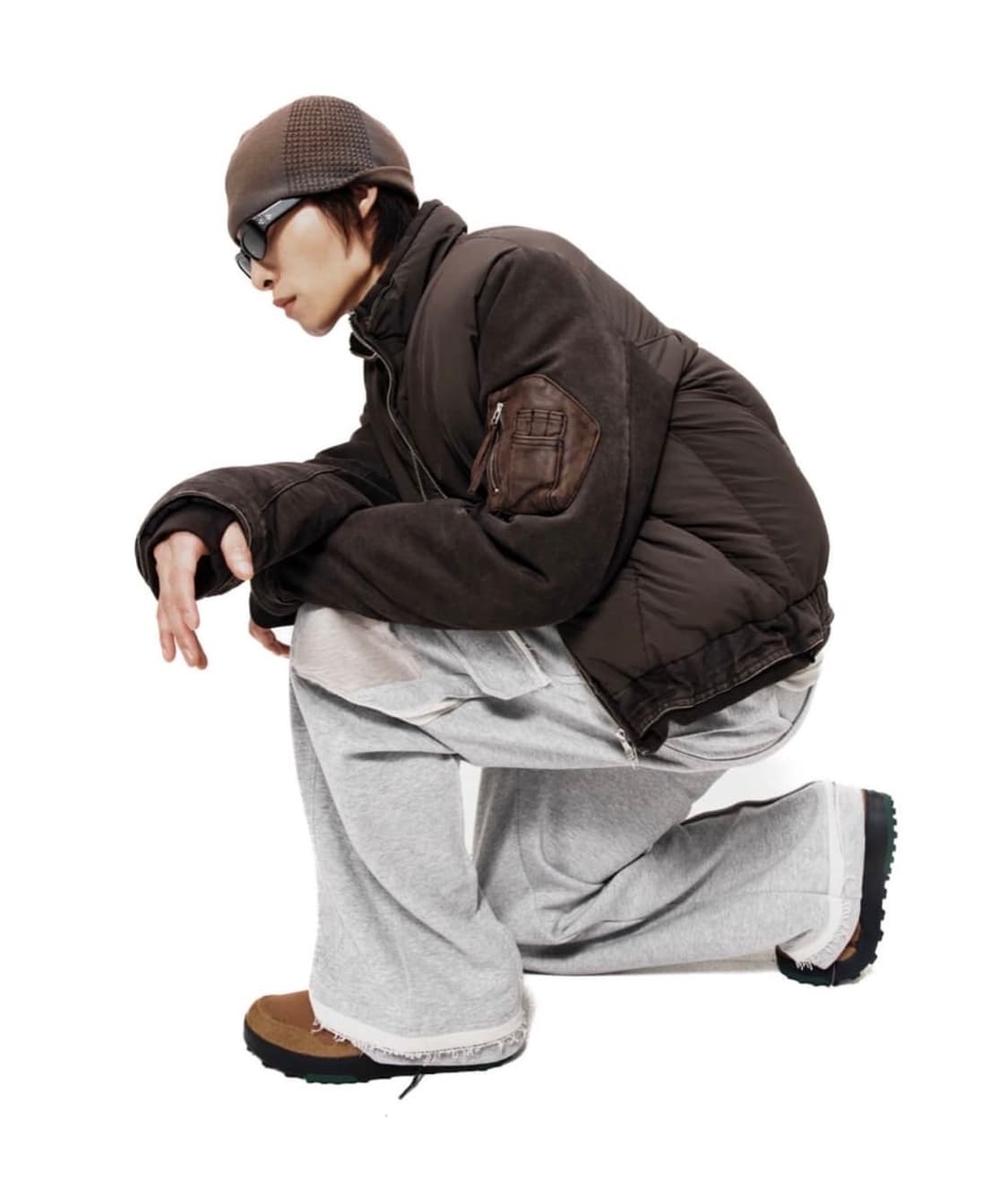 엑슬림 EP.8 01 DOWN JACKET BROWN 상품이미지2