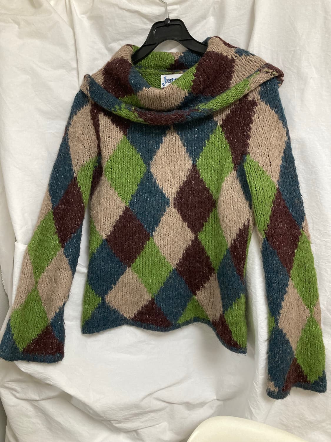 vintage check knit 상품이미지8