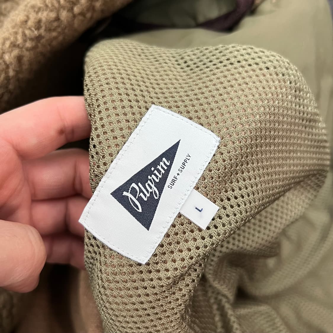 필그림 서프 서플라이 울 블랜드 플리스 자켓 브라운 상품이미지6